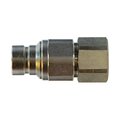 Midland Metal Pipe Plug, Series FF Series, 38 Nominal, FNPT, 4000 psi Working, 18270 psi Burst, PTFE SealSteel FF38M